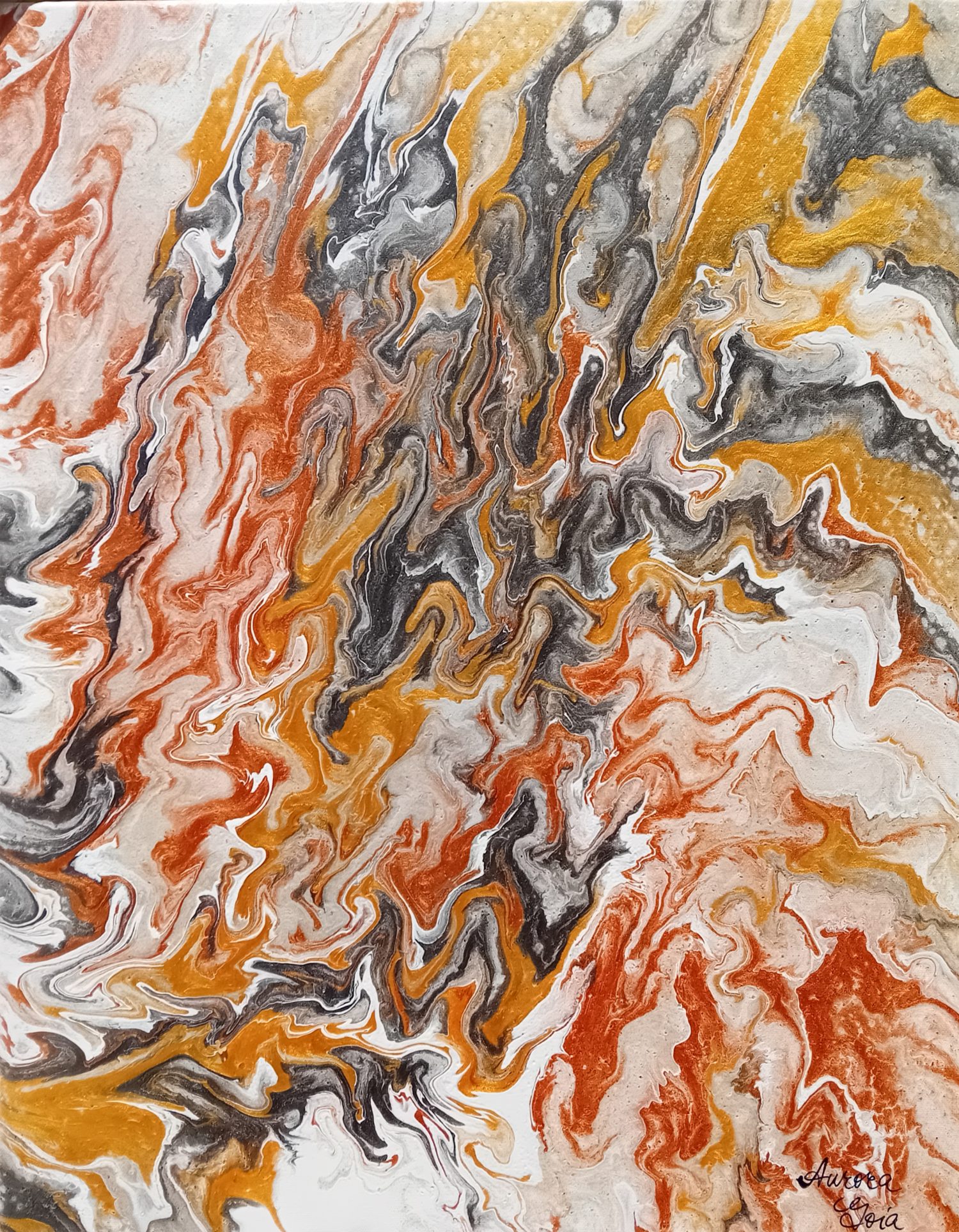 Fluid Art Painting