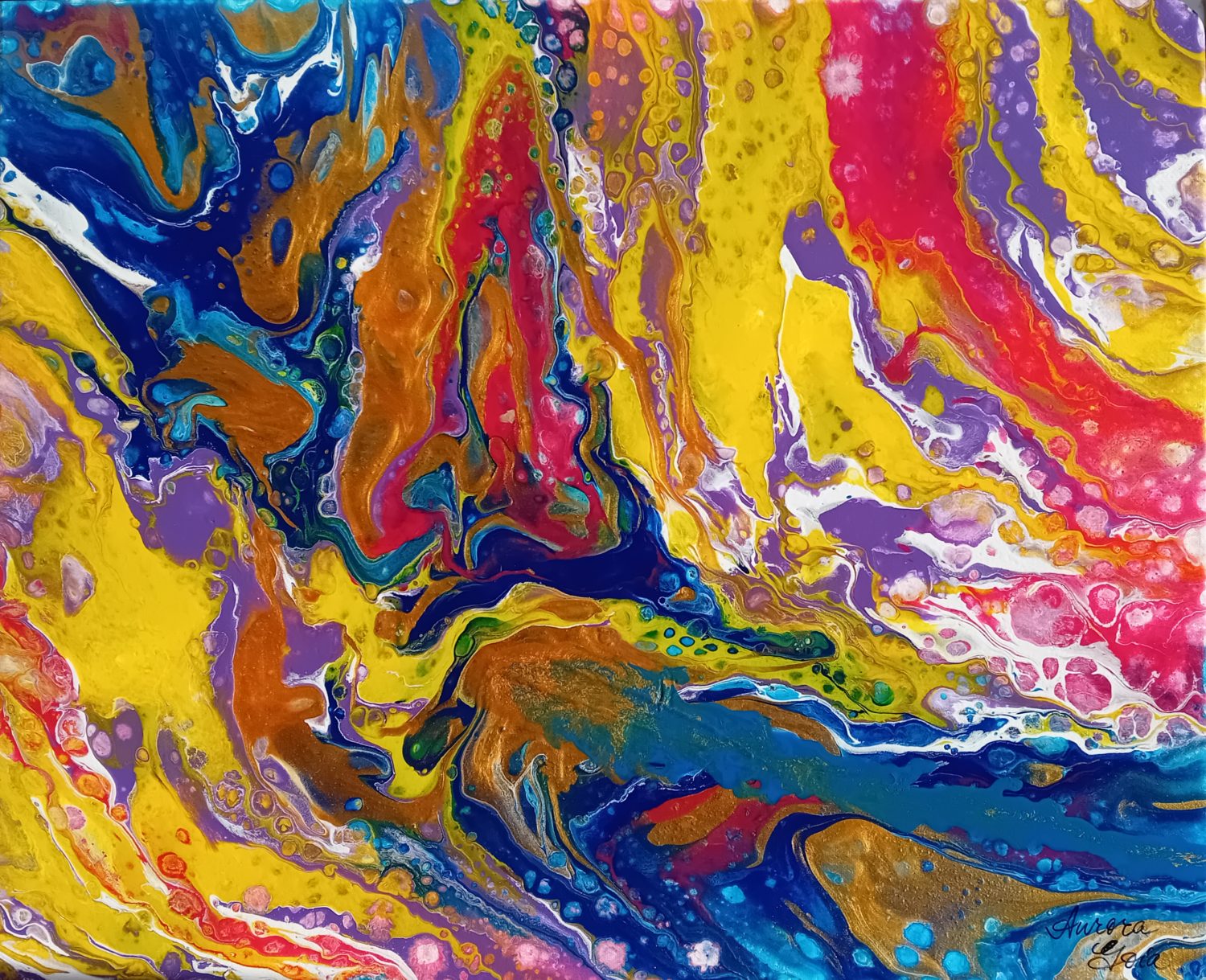 Fluid Art Painting